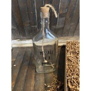 Message In A Bottle Kit With Cork & Box